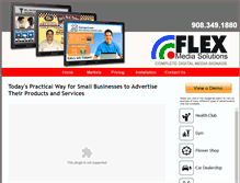 Tablet Screenshot of flexmediasolutions.com